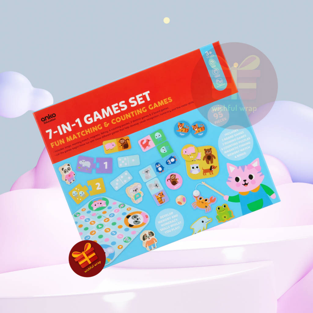 95 Piece 7-in-1 Games Set