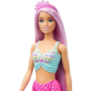 Mattel Barbie Mermaid Doll With 18cm-Long Fantasy Hair & Accessories