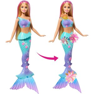 Barbie Flower Magic Mermaid Toy Doll