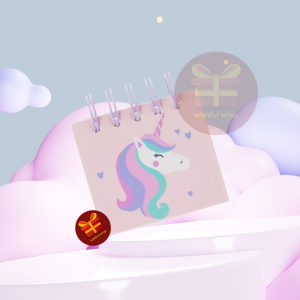 Spiral Sticky Notes (Unicorn)